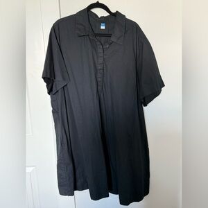 Old Navy Black Shirt Dress
